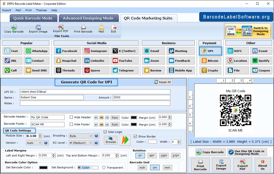 Barcode Properties